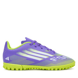 adidas Buty do piłki nożnej adidas F50 Club Turf Boots Kids JI0039 Fioletowy