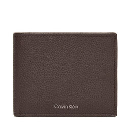 Calvin Klein Denarnica Calvin Klein Foil Emboss Ew Bill Fold LV04D1062G Rjava