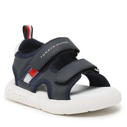 Tommy Hilfiger Sandaler Tommy Hilfiger Flag Velcro Sandal T1B2-32900-1355 S Blue 800