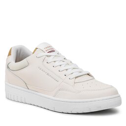 Tommy Hilfiger Tenisice Tommy Hilfiger Basket Core Leather FM0FM04693 Whisper White YAU