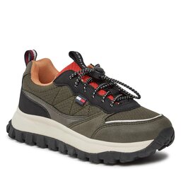 

Снікерcи Tommy Hilfiger T3B9-33146-1492X693 M Military Green/Black X693, Хакі