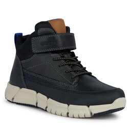 Geox Kozaki Geox J Flexyper Boy J369BA 0CLFU C9999 M Black