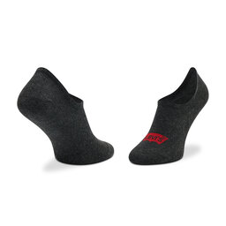 

Набір 3 пар шкарпеток до щиколотки unisex Levi's® 100003129 Anthracite Melange/Black, Сірий