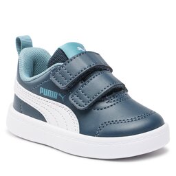 Puma Snīkeri Puma Courtflex v2 V Inf 371544 30 Dark Night-Puma White