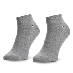 Tommy Hilfiger Набір 2 пар низьких чоловічих шкарпеток Tommy Hilfiger 342025001 Middle Grey Melange 758