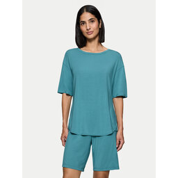 Triumph Triumph Pyjama Timeless Sensuality 10222627 Türkisfarben Relaxed Fit