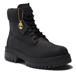 Timberland Schnürstiefeletten Timberland Arbor Road Wp Boot TB0A5YMN0151 Black Full Grain