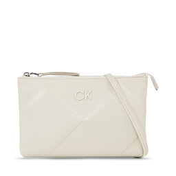 Calvin Klein Táska Calvin Klein Re-Lock Quilt Crossbody K60K611042 Dk Ecru PC4