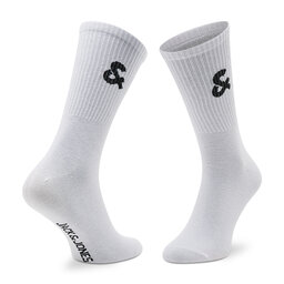 

Набір 5 високих чоловічих шкарпеток Jack&Jones Jacsolid Tennis 12217730 White, Білий