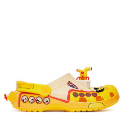 Crocs Klapki Crocs Beatles Ylw Sb Cls Clg 210893 Kolorowy