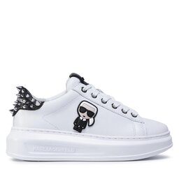 

Снікерcи KARL LAGERFELD KL62529 White Lthr W/Black, Білий