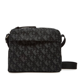 Calvin Klein Τσαντάκι Calvin Klein Slouched Monogram Mini Zip Fligh LV04G3175G Μαύρο