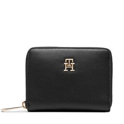 Tommy Hilfiger Cartera de mujer Tommy Hilfiger Poppy Plus Med Za AW0AW15259 Black BDS