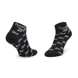 

Набір з 3 пар низьких шкарпеток unisex Reebok Cl Fo Ankle Sock 3P GG6675 Black, Чорний