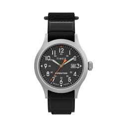 Timex Часовник Timex Expedition Scout TW4B29600 Black/Silver