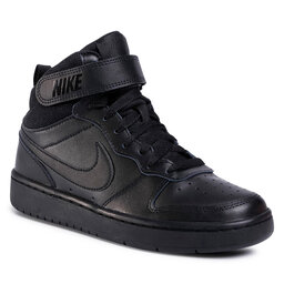 Nike Обувки Nike Court Borough Mid 2 (GS) CD7782 001 Black/Black/Black