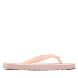 

В'єтнамки Calvin Klein Jeans Beach Sandal Monogram Tpu YW0YW00098 Pale Conch Shell TFT, Рожевий