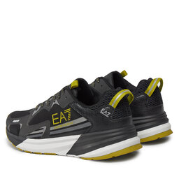 

Снікерcи EA7 Emporio Armani X8X156 XK360 S888 Black+Golden Lime, Чорний