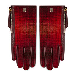Tommy Hilfiger Moteriškos Pirštinės Tommy Hilfiger Th Elevated Mix Gloves Check AW0AW10736 0QJ
