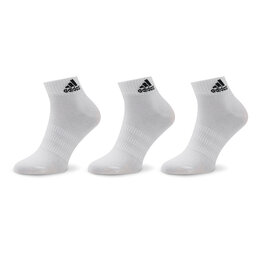 adidas Σετ 3 ζευγάρια ψηλές κάλτσες γυναικείες adidas T Spw Ank 3P HT3468 White/Black