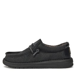 

Туфлі Hey Dude Wally Youth Basic 40041-001 Black, Чорний