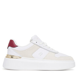 Tommy Hilfiger Laisvalaikio batai Tommy Hilfiger Fashion Court Mix FW0FW08632 Balta