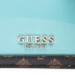 

Сумка Guess Abey (AG) HWAG85 58210 Turq Logo Multi, Голубий