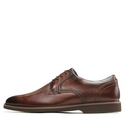 

Туфлі Clarks Malwood Lace 26168167 Brown Leather, Коричневий