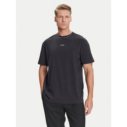 HUGO HUGO Camiseta Split Logo 50544185 Negro Relaxed Fit
