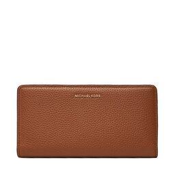 MICHAEL Michael Kors Duży Portfel Damski MICHAEL Michael Kors Bryant 32S5GYTP3L Brązowy