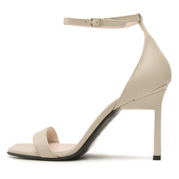 

Босоніжки Calvin Klein Geo Stiletto Sandal 90Hh HW0HW01610 Feather Gray ABY, Бежевий