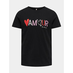 Kids ONLY Kids ONLY T-Shirt Loovi 15317866 Schwarz Regular Fit
