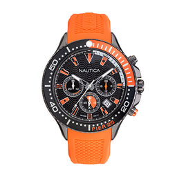 Nautica Ρολόι Nautica NAPP25F10 Orange/Black