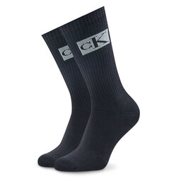 

Набір 2 пар високих чоловічих шкарпеток Calvin Klein Jeans 701223260 White/Black 001, Кольоровий