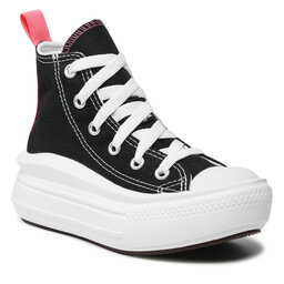 Converse Sneakers Converse Ctas Move Hi 371527C Black/Pink Salt/White