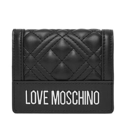 LOVE MOSCHINO Mały Portfel Damski LOVE MOSCHINO JC5601PP1NLA000B Czarny
