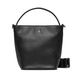 Tommy Hilfiger Дамска чанта Tommy Hilfiger Th Essential Sc Bucket AW0AW15706 Black BDS