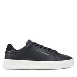 Tommy Hilfiger Αθλητικά Tommy Hilfiger Th Court Lth Detail Ess FM0FM05367 Μαύρο