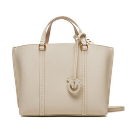 PINKO Torebka Pinko Carrie Shopper Classic PE 24 PLTT 102833 A1LF Écru