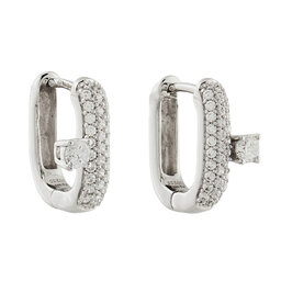 Guess Kolczyki Guess JSBE04 548JW Srebrny