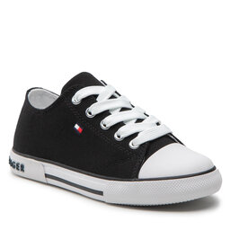 Tommy Hilfiger Scarpe da ginnastica Tommy Hilfiger Low Cut Lace-Up Sneaker T3X4-32207-0890 M Black 999