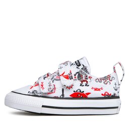 

Кеди Converse Ctas 2v Ox 772875C White/University Red/Black, Білий