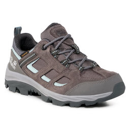 Jack Wolfskin Trekingová obuv Jack Wolfskin Vojo 3 Texapore Low W 4042451 Tarmac Grey/Light Blue