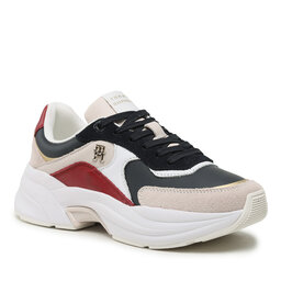 Tommy Hilfiger Sneakersy Tommy Hilfiger Chunky Th Runner FW0FW07386 Space Blue DW6