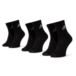 adidas 3 pares de calcetines altos unisex adidas Light Crew 3pp DZ9394 Black/Black/Black