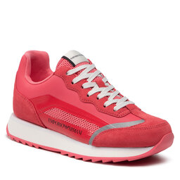 Emporio Armani Сникърси Emporio Armani X3X151 XN204 Q857 Crl/Crl/Red/Silver