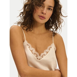 Simone Pérèle Simone Pérèle Nočna srajca Love Me 1F8940 Écru Slim Fit