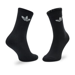 

Набір з 3 пар низьких шкарпеток unisex adidas Cushioned Trefoil HC9547 Black/White, Чорний