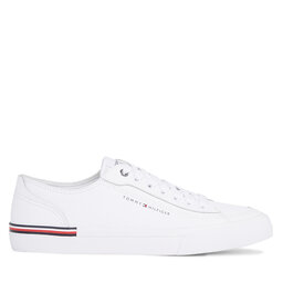 Tommy Hilfiger Sneakers Tommy Hilfiger Corporate Vulc Leather FM0FM04953 Weiß