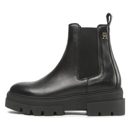 

Челсі Tommy Hilfiger Monochromatic Chelsea Boot FW0FW06899 Black BDS, Чорний